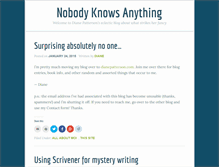 Tablet Screenshot of nobody-knows-anything.com